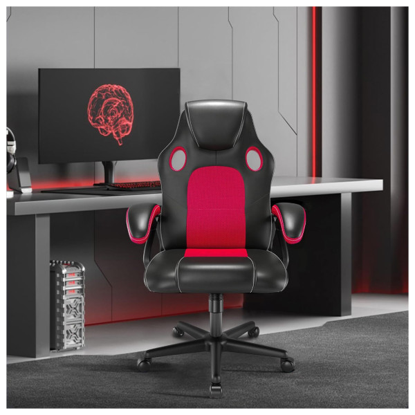 Drehstuhl Daytona Eco rot PVC