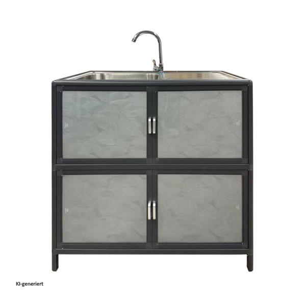 Outdoorspüle Gerti L 83x43x83cm grau