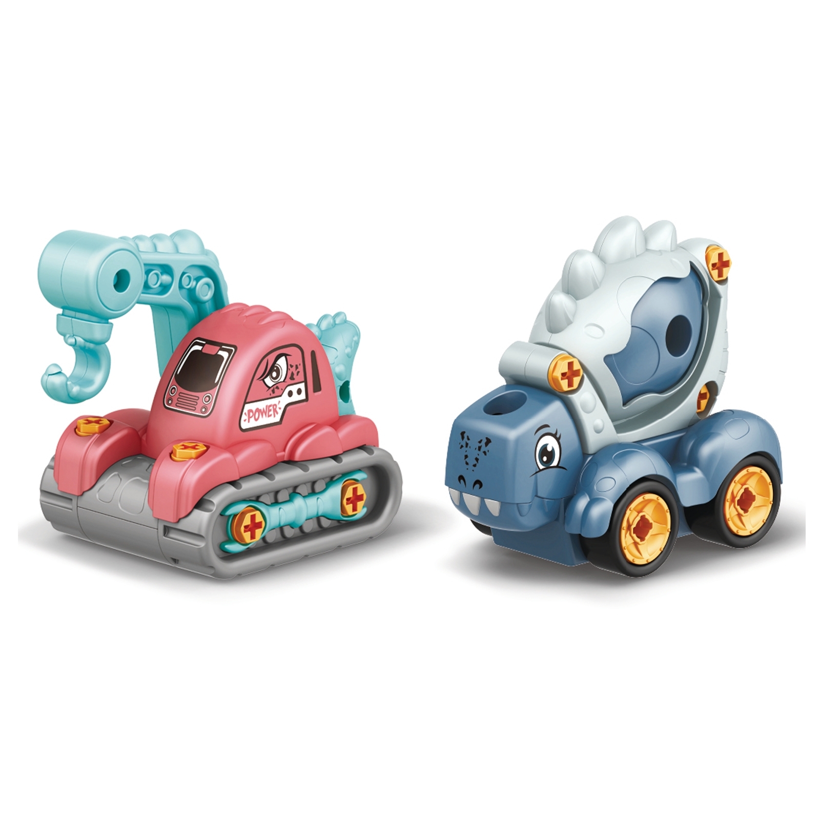 HTI-Living Spielzeug Auto Dino, Bagger 2 Stück, sortiert, Kinderspielzeug, Kids