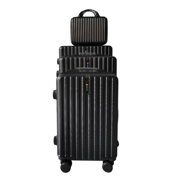 NTK-Collection Leandra Schwarz Hartschalenkoffer 4er-Set