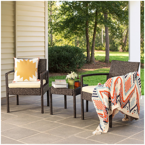 HTI-Living Santadi Terrassenmöbel Braun/Beige