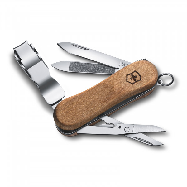 Victorinox Nail Clip Wood 580 Taschenmesser mit Nagelklipser