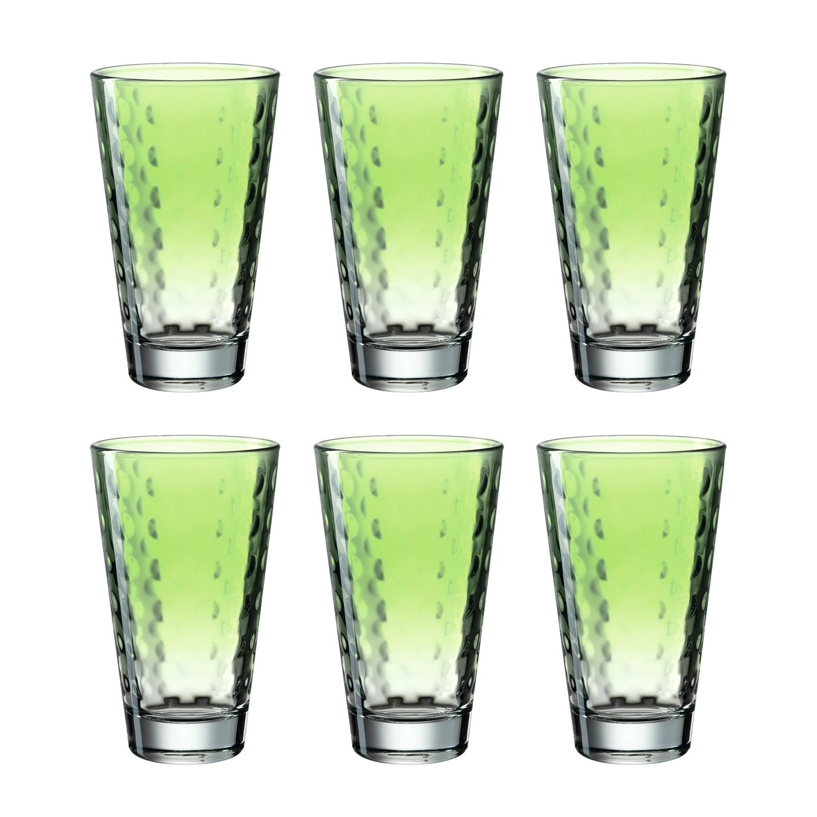 Leonardo Optic Trinkglas Hellgrün, 6er | und Wasserglas | Gläser | HTI