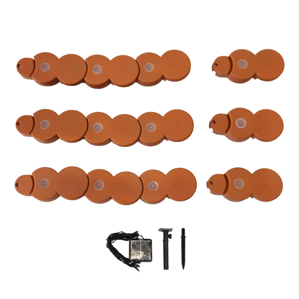 Beetumrandung Nessa Solar Palisade, 24 tlg terraco