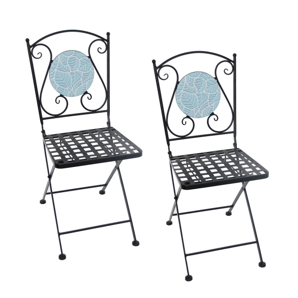 HTI-Living Celia Blätter Gartenstühle 2 Stück