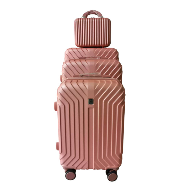 NTK-Collection Mabell Rosegold Hartschalenkoffer 4er-Set