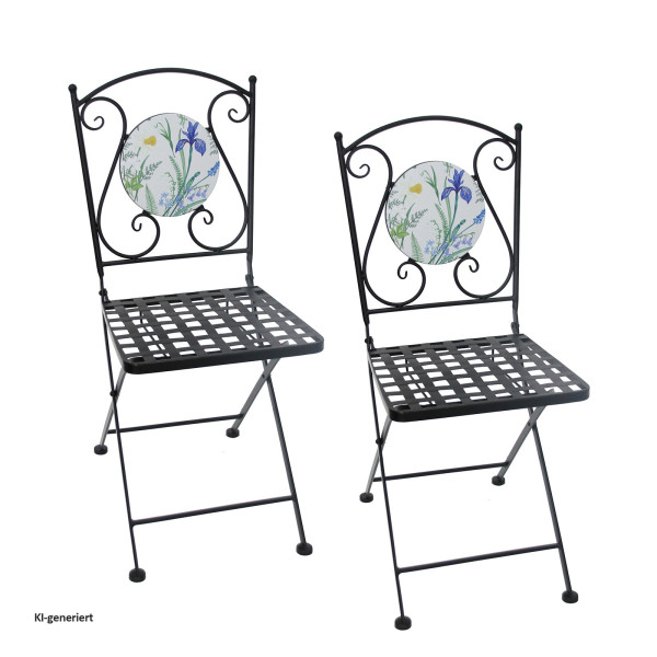 Gartenstuhl Celia "Lilie" 2er Set