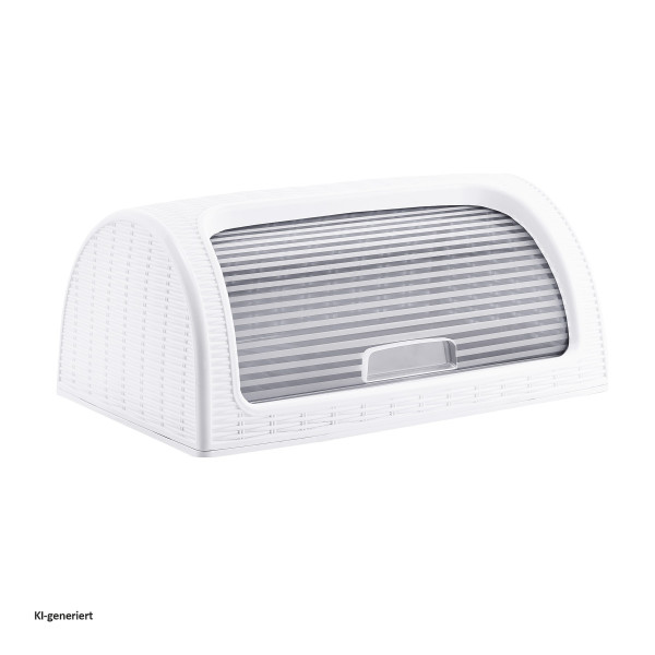Brotkasten,plastik weiss Große 42x27x18mm