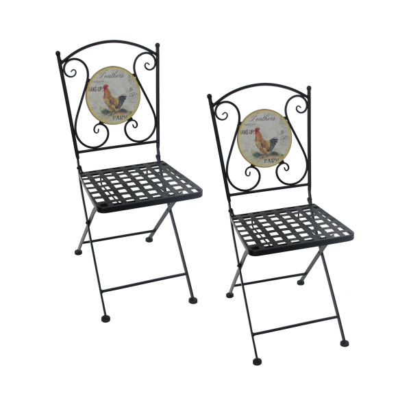 HTI-Living Celia Hahn Gartenstühle 2 Stück