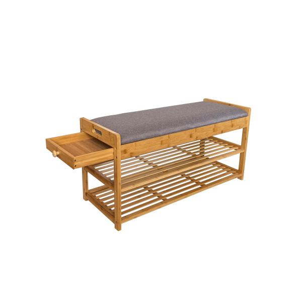 HTI-Living und Schublade Schuhregal mit Sitzpolster