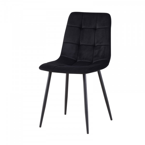 HTI-Living Mesa Velvet Schwarz Stuhl