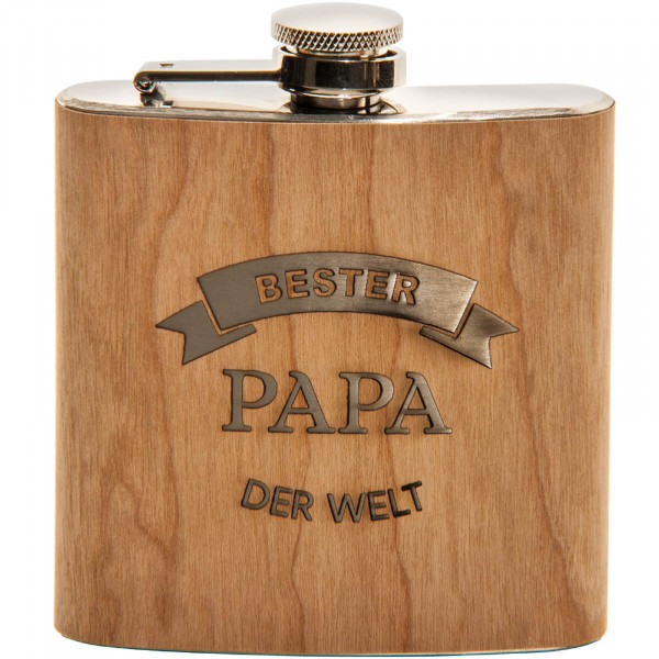 HTI-Living Bester Papa der Welt Flachmann