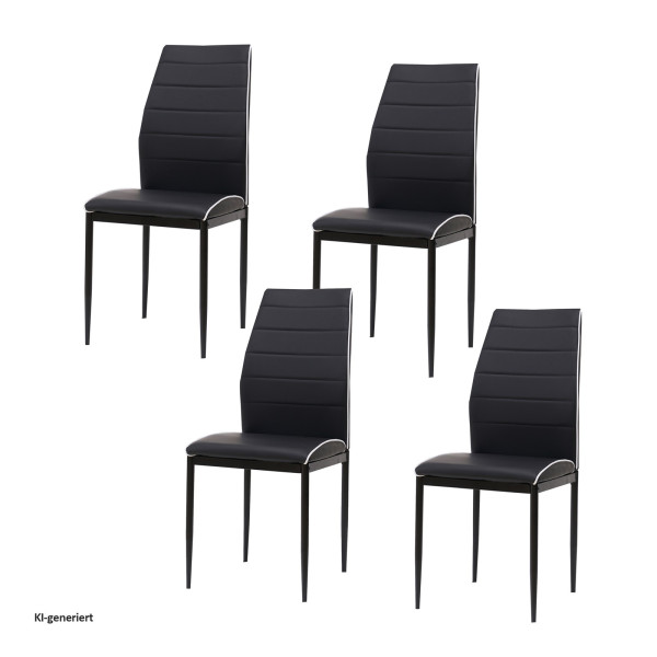 Stuhl Madison PU 4er Set