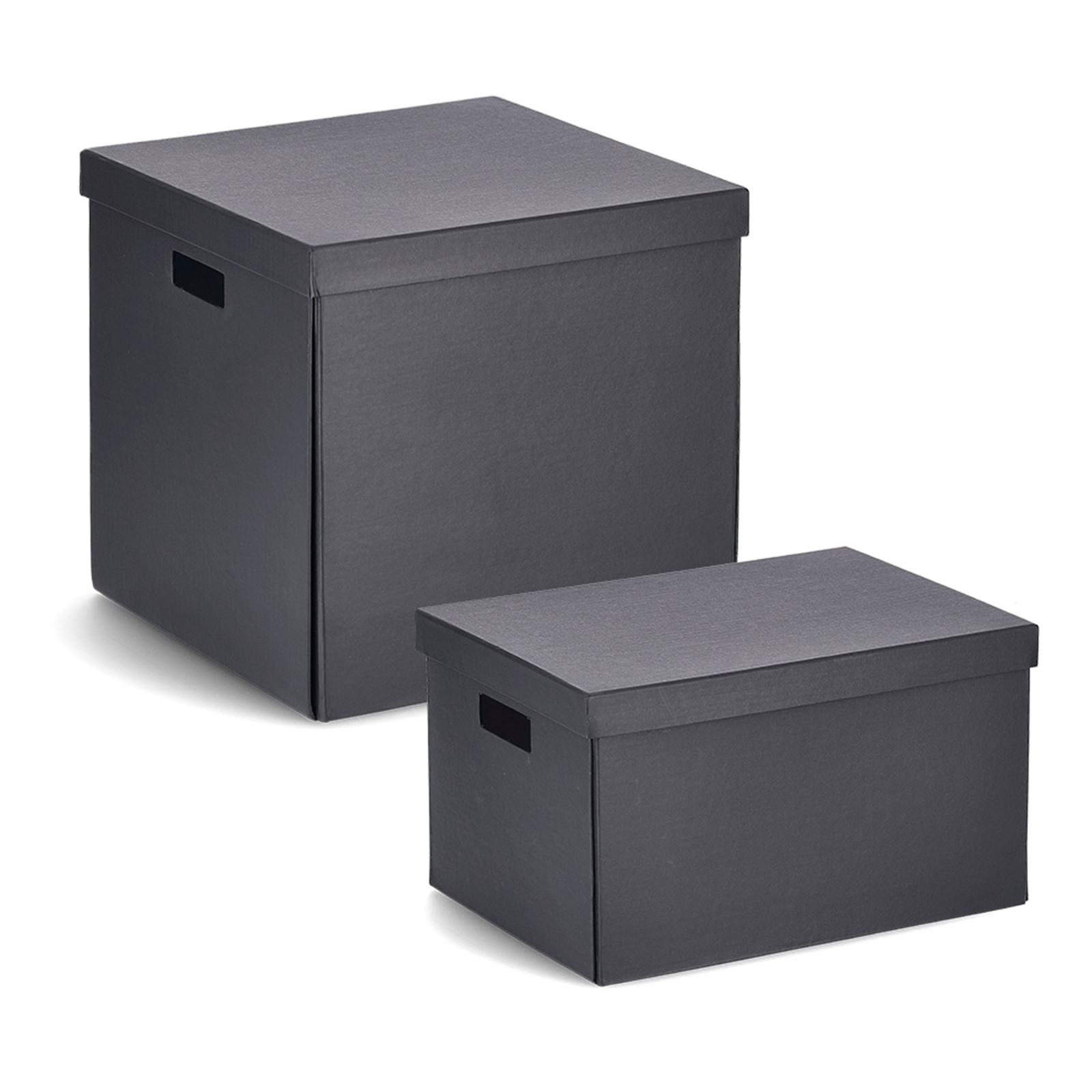 ZELLER Present 33,5x33x32 Aufbewahrungsbox Karton HTI | Accessoires & | Ordnung- Aufbewahrung Körbe | Aufbewahrungsboxen | 