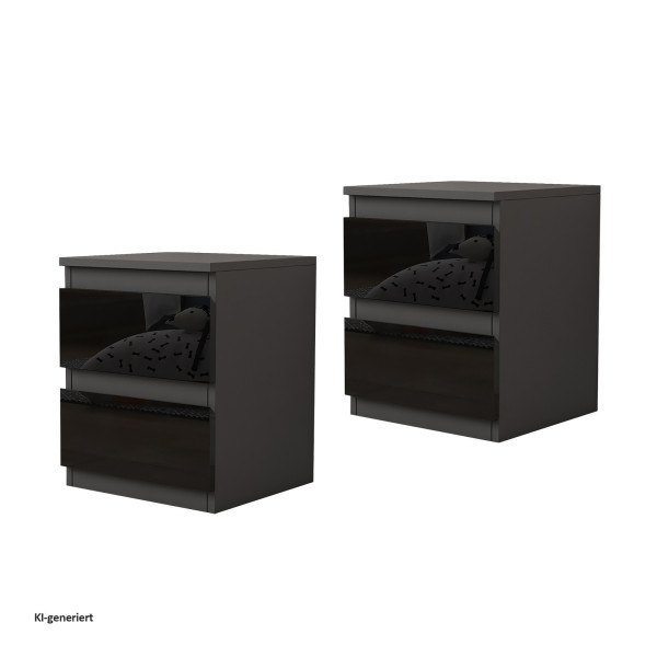 Nachtschrank Kenji 2er-Set