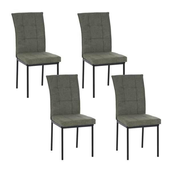 HTI-Living Matthew Grün 4er-Set Stuhl