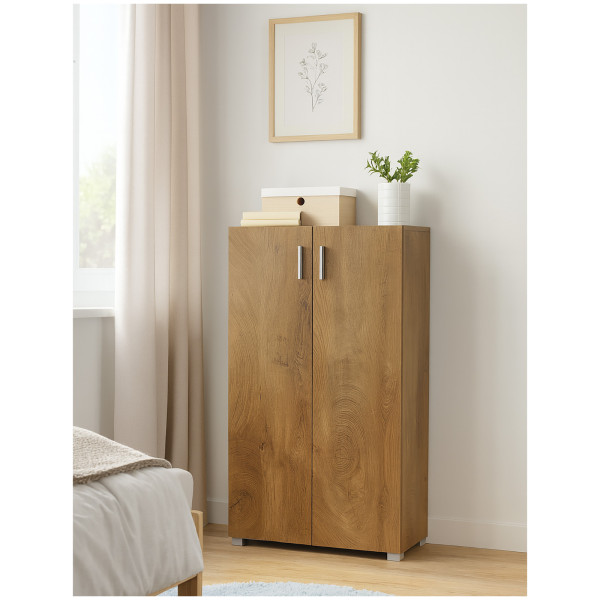 HTI-Living Schrank mit Stauraum 60 x 115 cm Sideboard Kommode mit 2 Türen