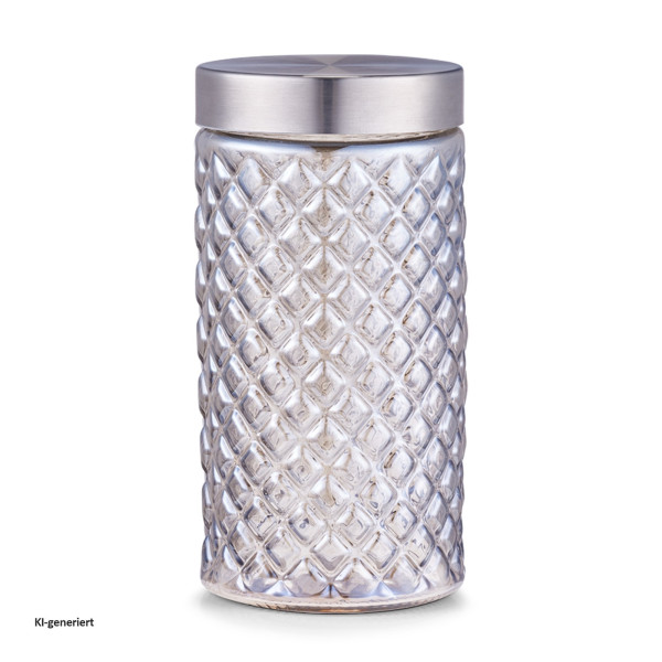 Vorratsglas "Metallic", honig