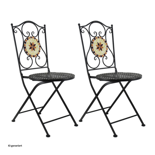 Gartenstuhl Aster "Kairo" 2er Set