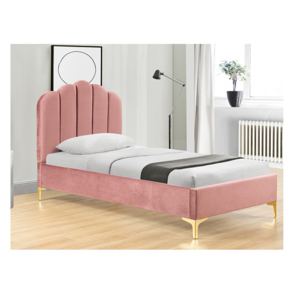HTI-Living Yoris Pink Polsterbett 90 x 200 cm