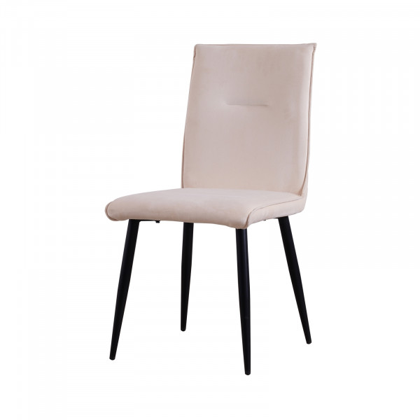 HTI-Living Salinas Velvet Creme Stuhl