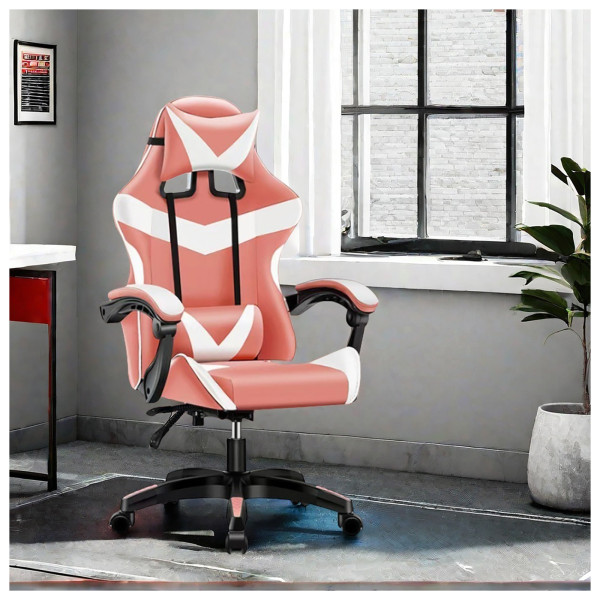 HTI-Living Krit Power Bürostuhl Pink/Weiß