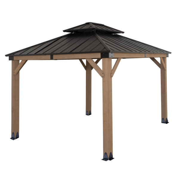 Pavillon Jorin Braun, Grau 308 x 308 cm