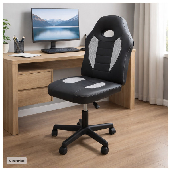 Drehstuhl Daytona Smart schwarz-weiß