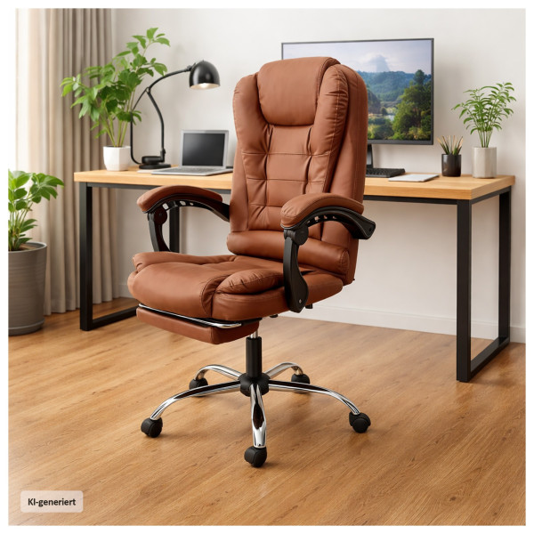 Chefsessel Eddie Eco braun