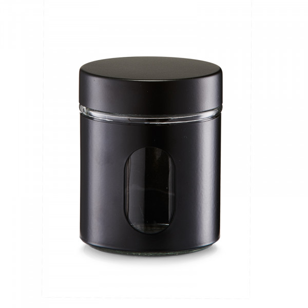 ZELLER Present 600 ml Schwarz Vorratsglas | Vorrats- & Frischhaltedosen |  Aufbewahren & Frischhalten | Haushalt | HTI