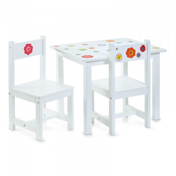 ZELLER Present Weiß | Sticker | | Sitzgarnitur mit & Kinder Kinderzimmer-Sets | Baby Kinderzimmer Möbel Kinder | HTI