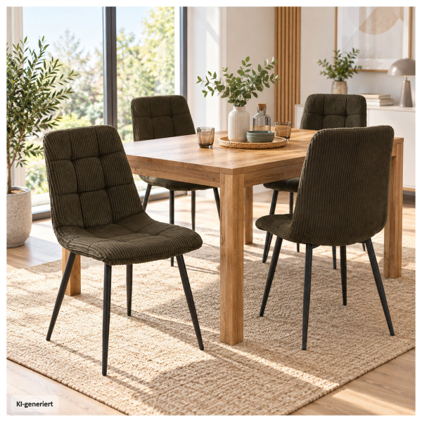 Stuhl Mesa braun cord
