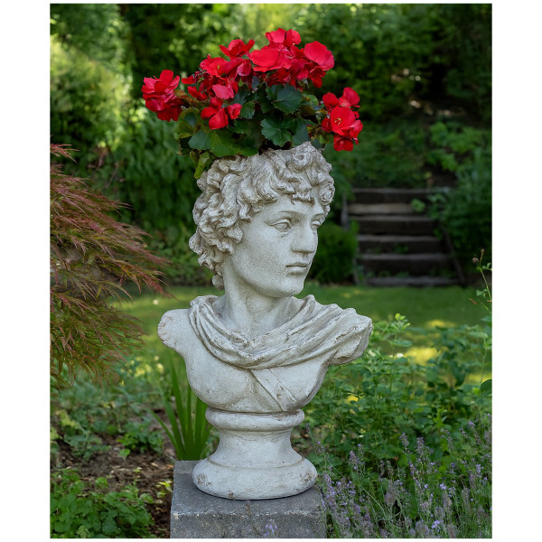 HTI-Living Büste Ares Pflanzgefäß Apollon