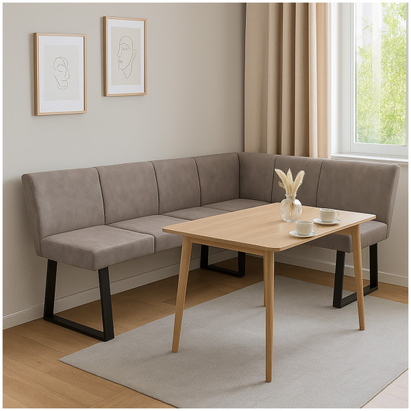 HTI-Living Vemal kurzer Schenkel rechts Eckbank 192 x 152 cm