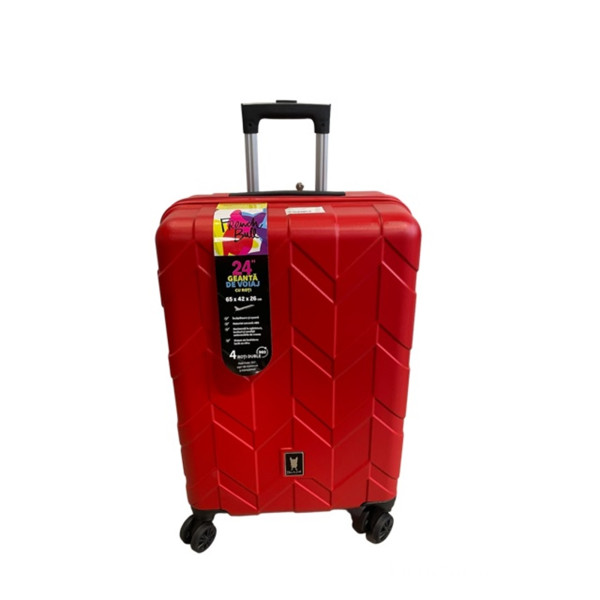 HTI-Living Rot Koffer Hartschalentrolley