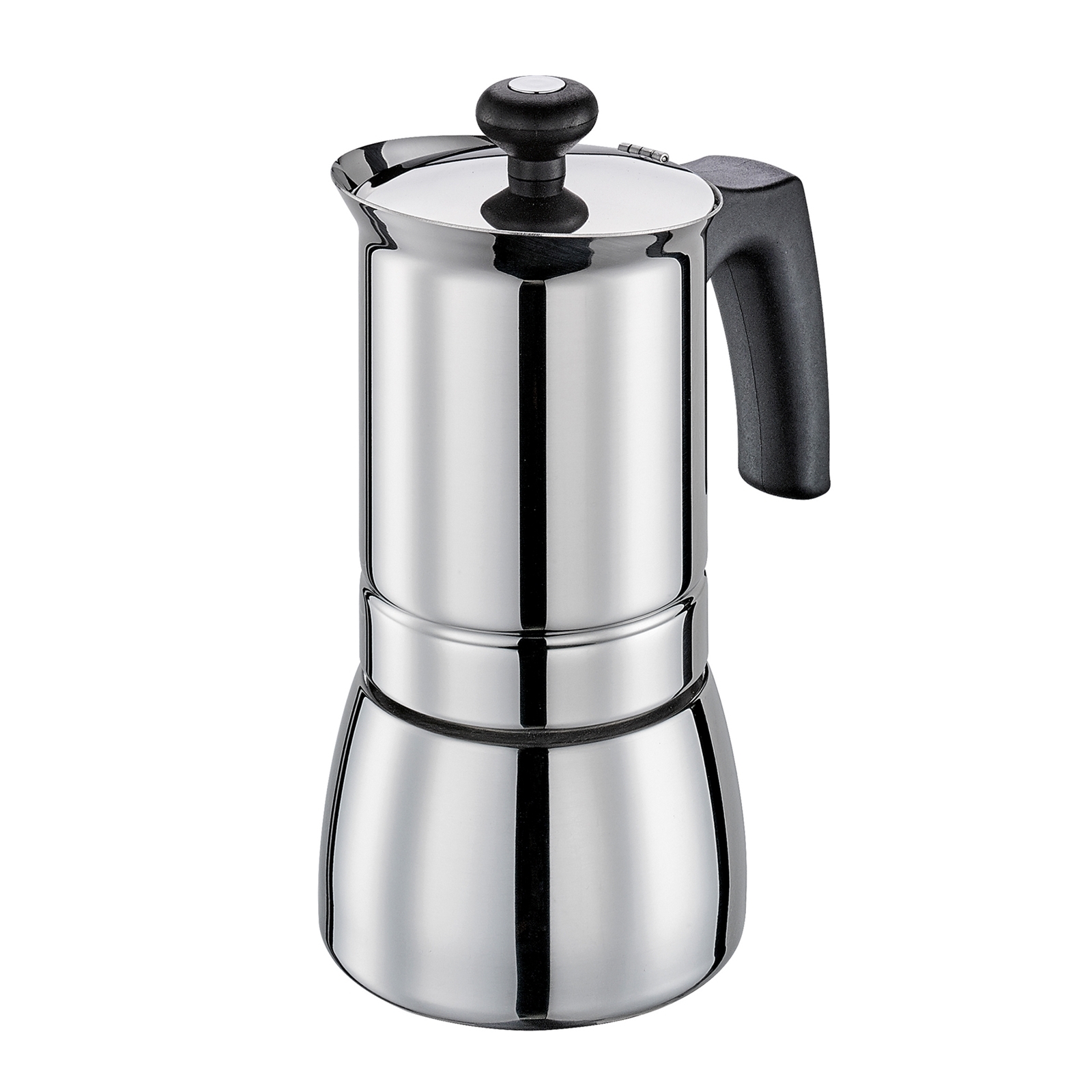 Excèlsa ‚Chicco‘ Espressokocher – 3 Tassen, Aus Aluminium, Silber