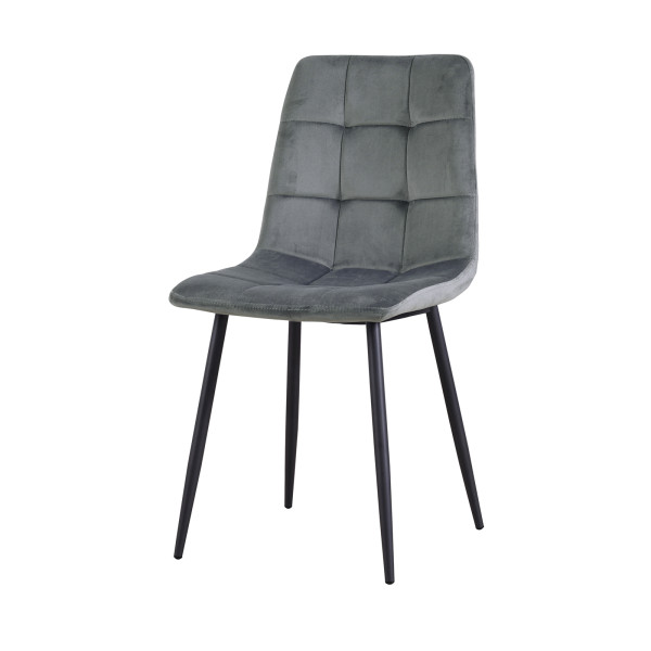 HTI-Living Mesa Velvet Grau Stuhl